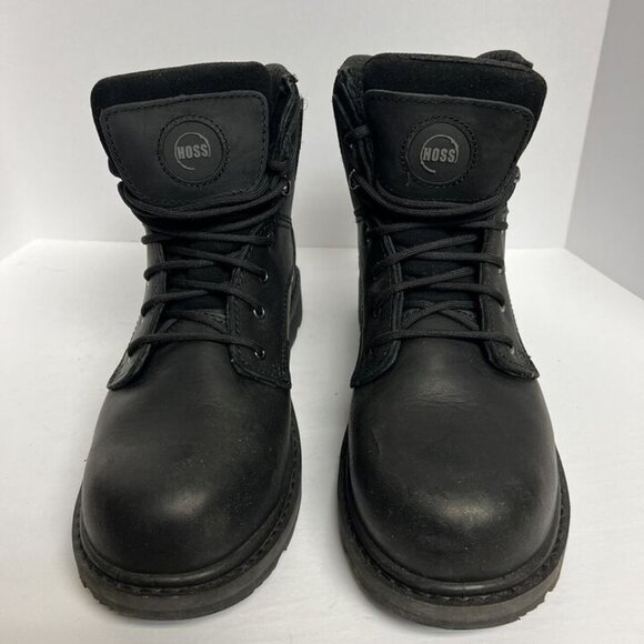 Hoss 6” Carson Comp Toe Boots Black Size Mens 9.5 EE main image 5